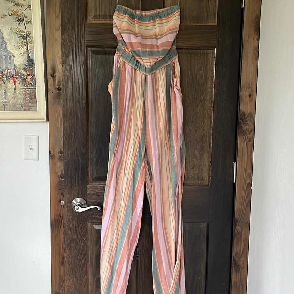 American Eagle Strapless Jumpsuit